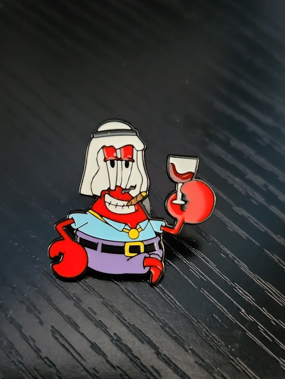 Nickelodeon's SpongeBob Squarepants Mr Krabs Inspired Enamel Pin